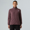 Женский флис The North Face 100 Glacier Full-Zip Fleece 0A8D2FBQ71 - бордовый