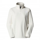 Женская толстовка The North Face Glacier 1/4 Zip Fleece 0A8D2JQLI1 - белая