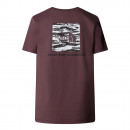 Женская футболка The North Face NSE Box Edge Of Light Infill 0A8E3JES91 - фиолетовая