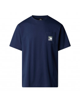 Мужская футболка The North Face Mountain 0A8E3M8K21 - тёмно-синяя