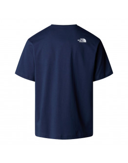 Мужская футболка The North Face Mountain 0A8E3M8K21 - тёмно-синяя
