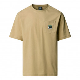 Мужская футболка The North Face Mountain 0A8E3MLK51 - бежевый