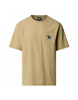 Мужская футболка The North Face Mountain 0A8E3MLK51 - бежевый