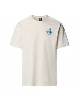 Мужская футболка The North Face Powder Days 0A8E4DQLI1 - белая