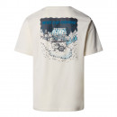 Мужская футболка The North Face Powder Days 0A8E4DQLI1 - белая