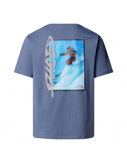 Футболка унисекс The North Face NSE 0A8E4EBTR1 - синия