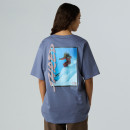 Футболка унисекс The North Face NSE 0A8E4EBTR1 - синия