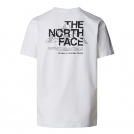 Мужская футболка The North Face Mountain Sketch 0A8EE8FN41 - белая