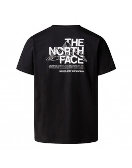 Мужская футболка The North Face Mountain Sketch 0A8EE8JK31 - черная