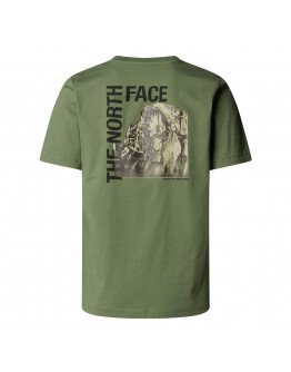 Мужская футболка The North Face Half Dome Photo 0A8EE9BO91 - зеленая