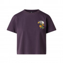 Женская футболка The North Face Flora 0A8G9QG5O1 - фиолетовая