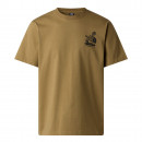 Мужская футболка The North Face Stones 0A8G9R2EL1 - коричневая