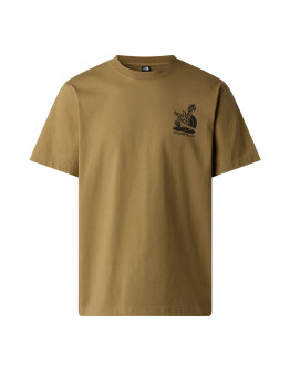 Мужская футболка The North Face Stones 0A8G9R2EL1 - коричневая