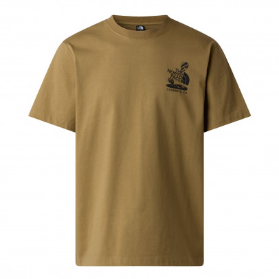 Мужская футболка The North Face Stones 0A8G9R2EL1 - коричневая