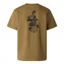 Мужская футболка The North Face Stones 0A8G9R2EL1 - коричневая