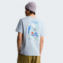 Мужская футболка The North Face Mountain Celebration 0A8G9ZFM21 - синяя