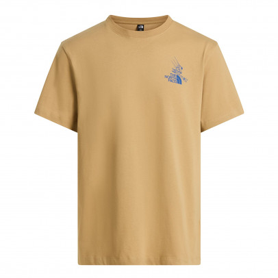 Мужская футболка The North Face Mountain Celebration 0A8G9ZLK51 - бежевый