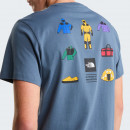 Мужская футболка The North Face Icon Celebration 0A8GAS0U31 - синяя