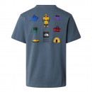 Мужская футболка The North Face Icon Celebration 0A8GAS0U31 - синяя