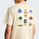 Мужская футболка The North Face Icon Celebration 0A8GASDOM1 - бежевый