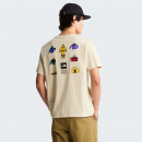 Мужская футболка The North Face Icon Celebration 0A8GASDOM1 - бежевый