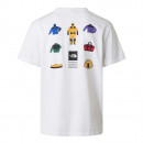 Мужская футболка The North Face Icon Celebration 0A8GASFN41 - белая