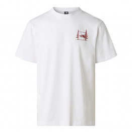 Мужская футболка The North Face Camping 0A8GQMFN41 - белая