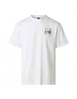 Мужская футболка The North Face Camping 0A8GQMFN41 - белая