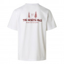Мужская футболка The North Face Camping 0A8GQMFN41 - белая