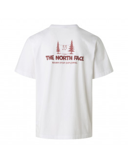 Мужская футболка The North Face Camping 0A8GQMFN41 - белая