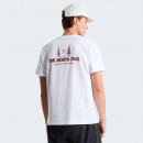 Мужская футболка The North Face Camping 0A8GQMFN41 - белая