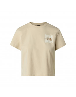 Дамская футболка The North Face Sun 0A8GQSDOM1 - бежевый