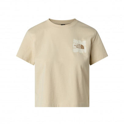 Дамская футболка The North Face Sun 0A8GQSDOM1 - бежевый