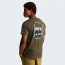Мужская футболка The North Face Regular Short Graphic 0A8GUW21L1 - коричневая
