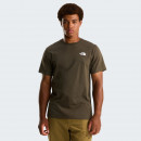 Мужская футболка The North Face Regular Short Graphic 0A8GUW21L1 - коричневая