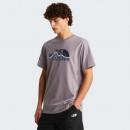 Мужская футболка The North Face Mountain Line 0A8GUXG7O1 - фиолетовая