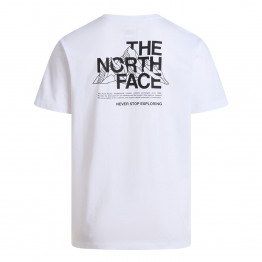 Мужская футболка The North Face Mountain Sketch 0A8GUZFN41 - белая