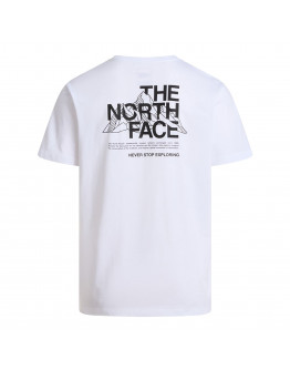 Мужская футболка The North Face Mountain Sketch 0A8GUZFN41 - белая