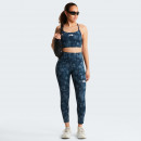Спортивный бюстгальтер The North Face Flex 0A8GZCJZ91 - синий