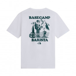 Мужская футболка The North Face Basecamp Barista 0A8JAAVD91 - белая