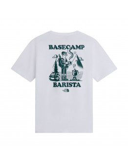 Мужская футболка The North Face Basecamp Barista 0A8JAAVD91 - белая