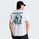 Мужская футболка The North Face Basecamp Barista 0A8JAAVD91 - белая