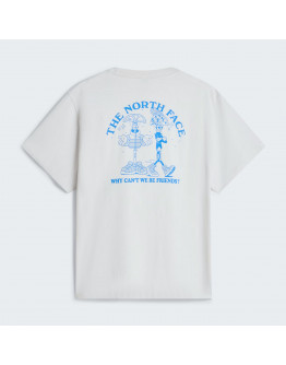 Мужская футболка The North Face Why Can't We Be Friends 0A8P58TFG1 - белая