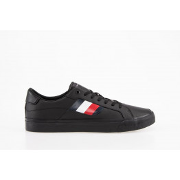 Кроссовки Tommy Hilfiger Signature Detailing Leather Trainers FM0FM04140-BDS - черные