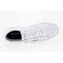 Кроссовки Tommy Hilfiger Signature Detailing Leather Trainers FM0FM04140-YBR - белые