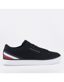 Кроссовки Tommy Hilfiger HI Vulc Core Low Stripes FM0FM04735-BDS - черные