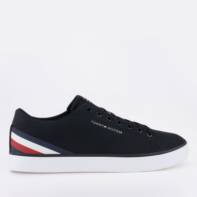 Кроссовки Tommy Hilfiger HI Vulc Core Low Stripes FM0FM04735-BDS - черные