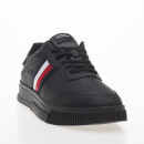 Кроссовки Tommy Hilfiger Supercup Stripes Leather FM0FM04824-0GQ - черные