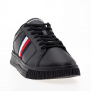 Мужская обувь Tommy Hilfiger Supercup Stripes Leather Ess FM0FM04895-BDS - черные