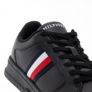 Мужская обувь Tommy Hilfiger Supercup Stripes Leather Ess FM0FM04895-BDS - черные